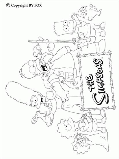 Simpsons - Simpsons - kolorowanka 133.GIF