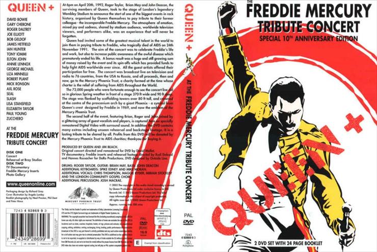 okładki DVD koncerty - Queen - The Freddie Mercury Tribute Concert.jpg