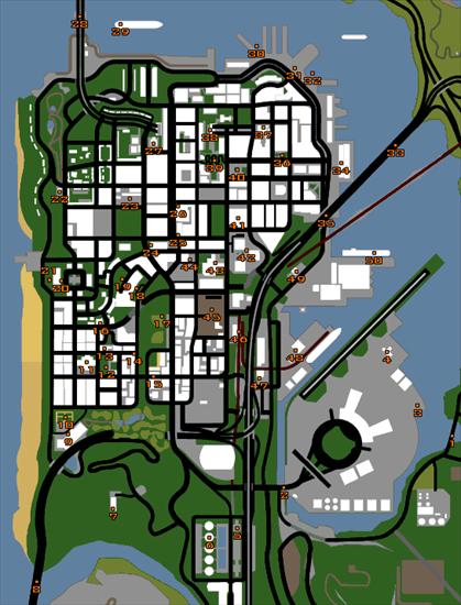 Mapy - Mapa ze snapshotami GTA San Andreas.bmp