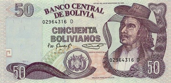 Pieniądze świata - Boliwia - peso..jpg