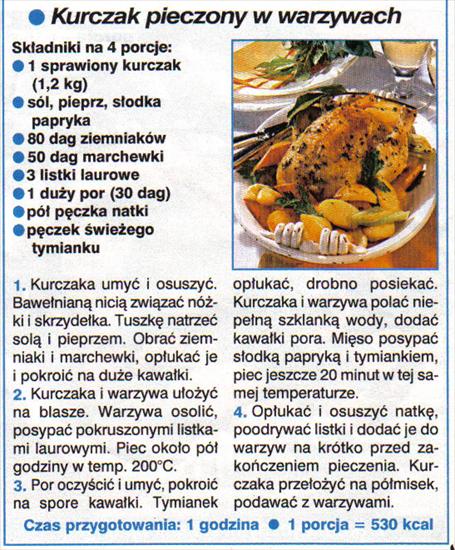 Kulinarne przepisy - Kurczak pieczony w warzywach.jpg
