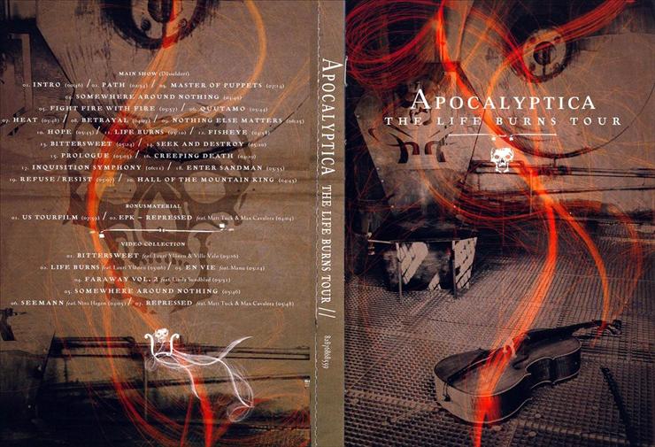 okładki DVD koncerty - Apocalyptica - The Life Burns Tour.jpg