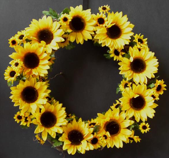 słonecznikowo - Wreath Sunflower 8-08.jpg
