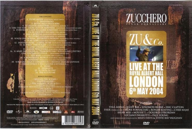OKŁADKI DVD -MUZYKA - Zucchero - Live at the Royal Albert Hall.jpg