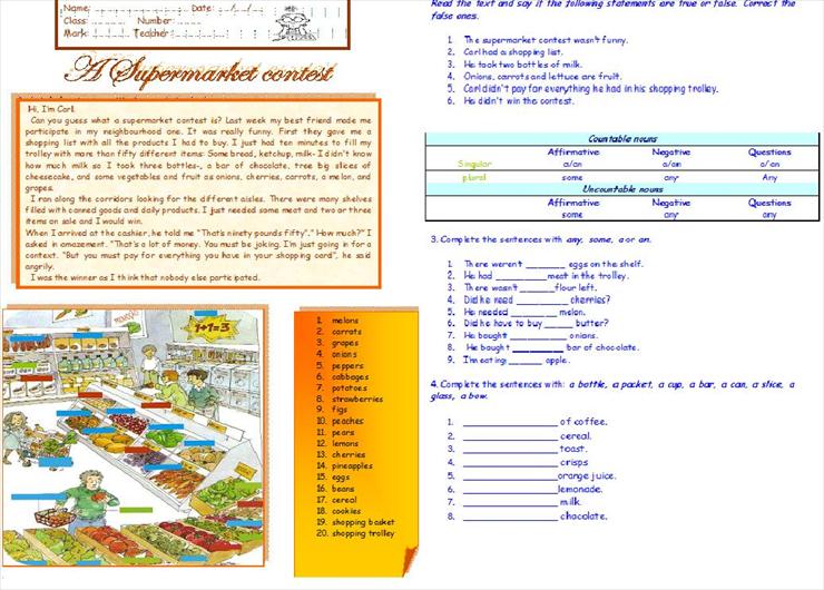 Picture Worksheets - A supermarket contest.jpg