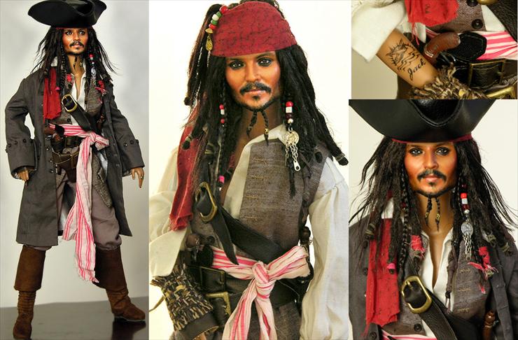 Podobizny Sław - Lalki   Warto zobaczyć - My_newest_Jack_Sparrow_repaint_by_noeling.jpg