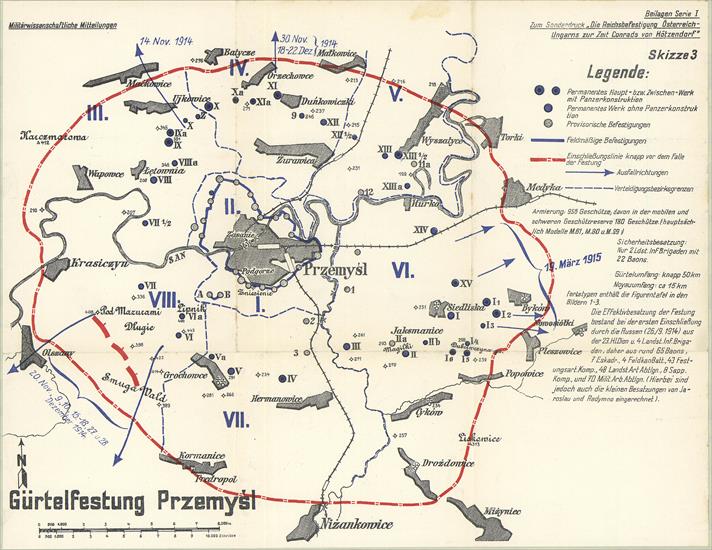 Mapy regionalne Polski - Guertelfestung_Przemysl_1914.jpg