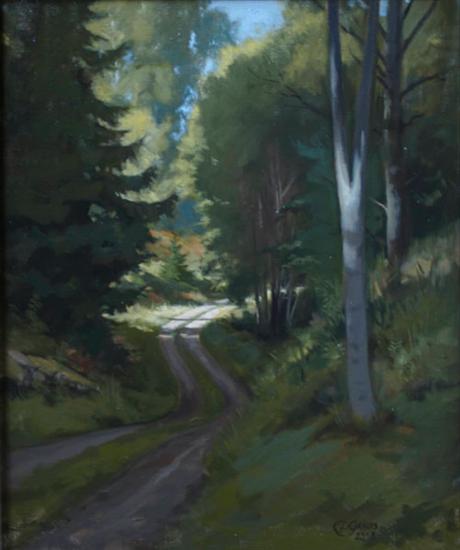 Ann Long, - road_into_the_woods.jpg
