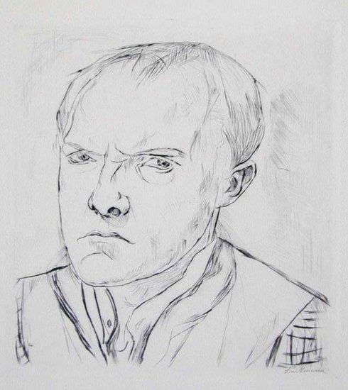 max beckmann 1884 - 1950 - Self-Portrait 1918.jpg