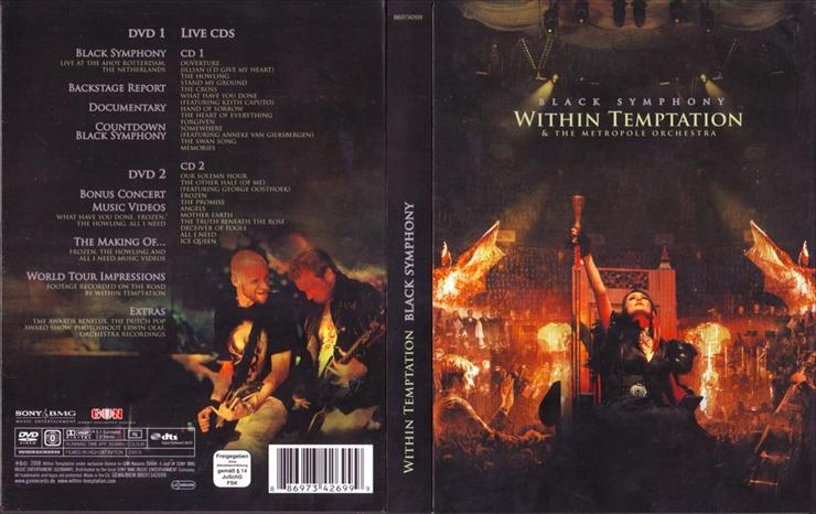 okładki DVD koncerty - Within Temptation - Black Symphony.jpg