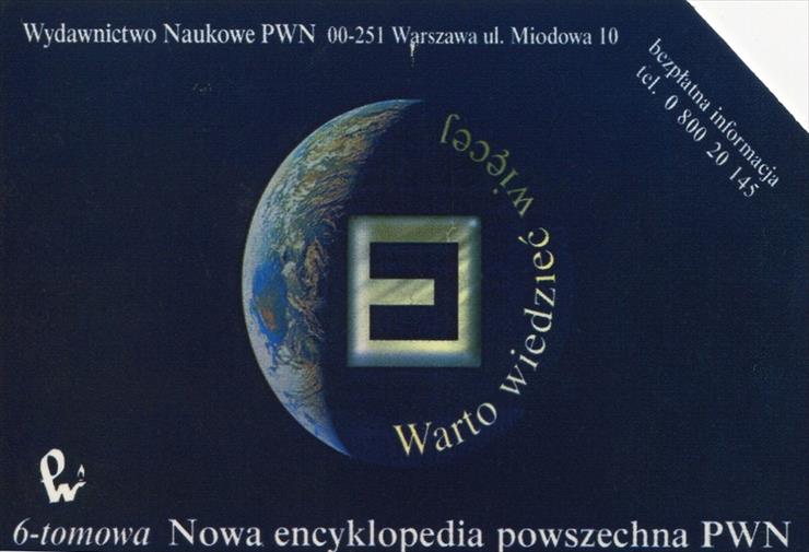 Polskie karty telefoniczne - zapasowe - zestaw 1 szt.426 - 244.   Karty1.jpg