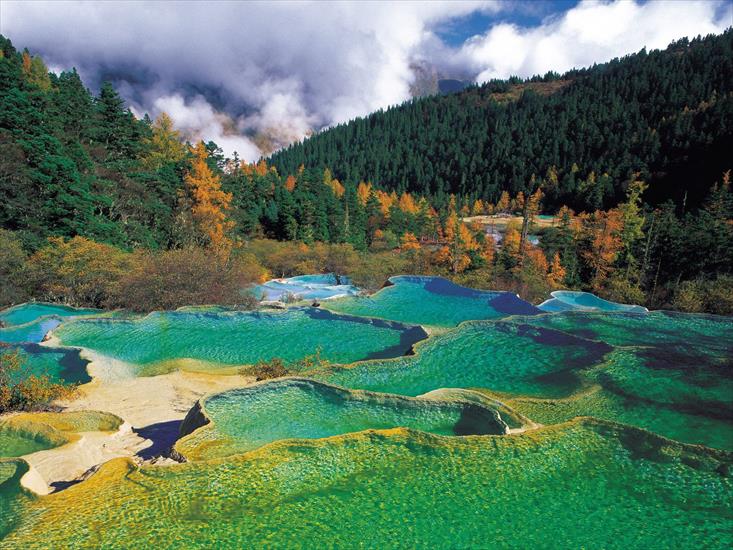 Krajobrazy - Huanglong Natural Preserve, Sichuan, China.jpg
