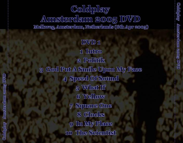  DVD MUZYKA  - Coldplay - Amsterdam 2005 DVD b.jpg