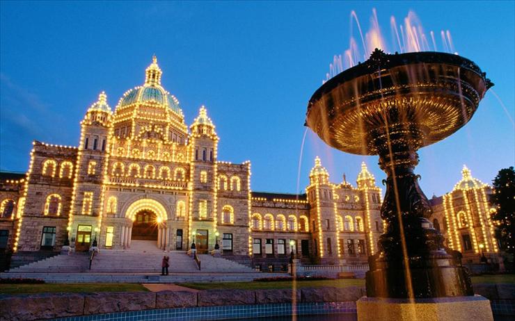 TAPETY ZNANE MIEJSCA ŚWIATA - British Columbia Provincial Parliament Victoria British Columbia.jpg