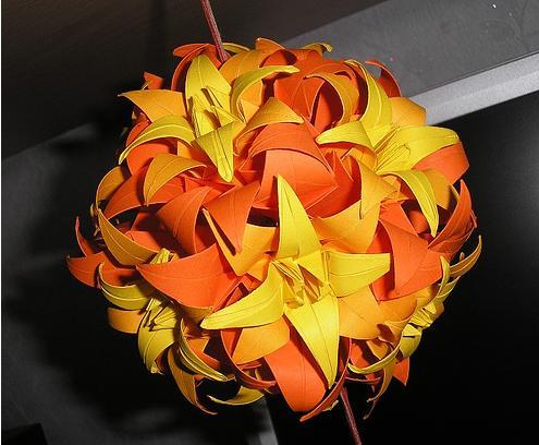 kusudama - z Lilli.JPG