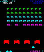 Gry do Nokia nseries - TAITO Space Invaders v1.2.0 S60 v3 N73 J2ME.gif