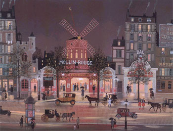 Fabienne Delacroix - Fabienne Delacroix - Le Moulin Rouge Sous La Pluie Battante.jpg