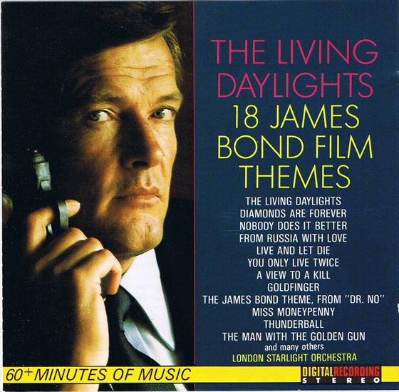 The living daylights - 18 James Bond film themes - Front.jpg