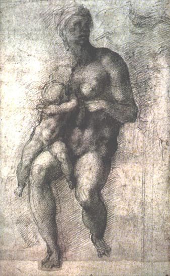 Various Drawings - Study for a Madonna and Child1533British Museum, London.bmp