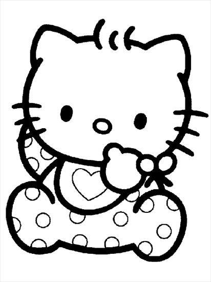 Kolorowanki Hello Kitty - Hello Kitty - kolorowanka 143.gif