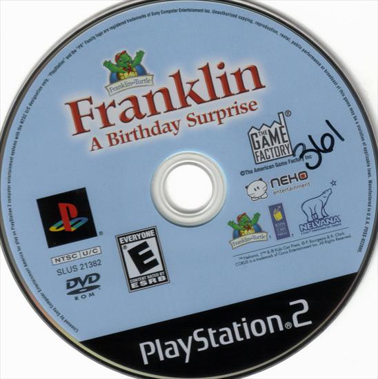 Okladki na gry ps2 - Franklin_A_Birthday_Surprise_Dvd_ntsc-cd1.jpg