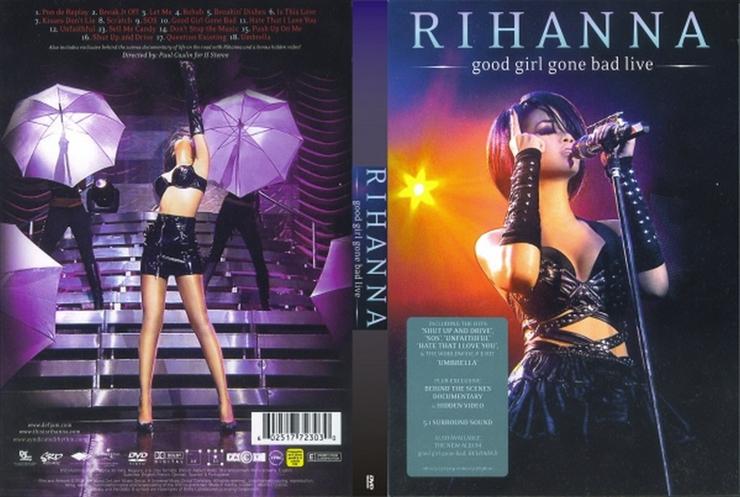 OKŁADKI DVD -MUZYKA - Rihanna - Good girl gone bad live.jpg