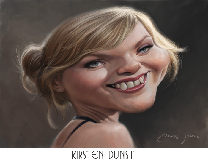 KARYKATURY   - Kirsten-Dunst-caricature.jpg