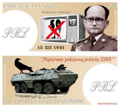 Najnowsze wydanie banknotów - Pieniądz - 200 złotych z Jaruzelskim1.jpeg