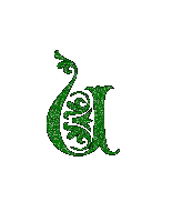 Alfabet Zielony - Akant - 006 - U.gif