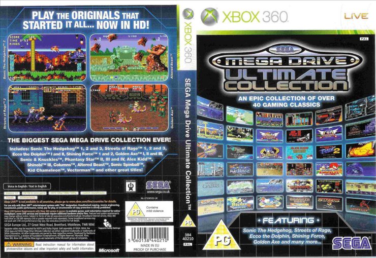 Okładki do gier Xbox360 - Sega_Mega_Drive_Ultimate_Collection_PAL-cdcovers_cc-front.jpg