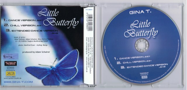 Gina T  Little Butterfly 2011 - Gina T  Little Butterfly 2011 - CD.jpg