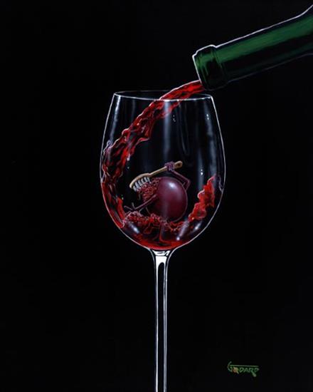 Michael Godard - godard-2009-grape-bath-art-painting.jpg