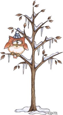 pory roku - obrazki - Winter Tree Owl.jpg