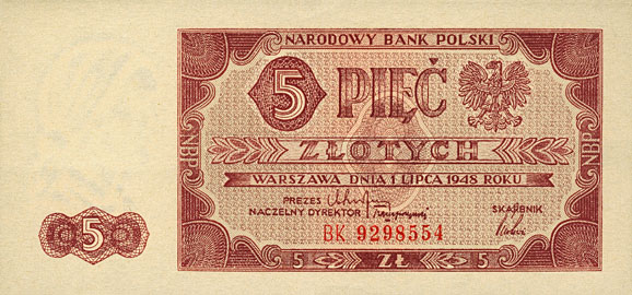 Banknoty Polska - 5zl1948a.png