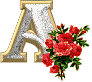 Alfabety z Bukietem kwiatów - 015 - a.gif