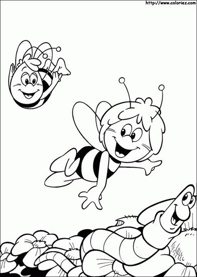 pszczółka maja - pszczółka maja - kolorowanka 16.GIF