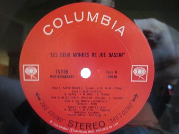 1967 Joe Dassin - Les Deux Mondes De Joe Dassin LP, Album - Side B.jpg