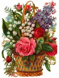 Bukiety kwiatów w wazonach,koszach - 2002.jpg