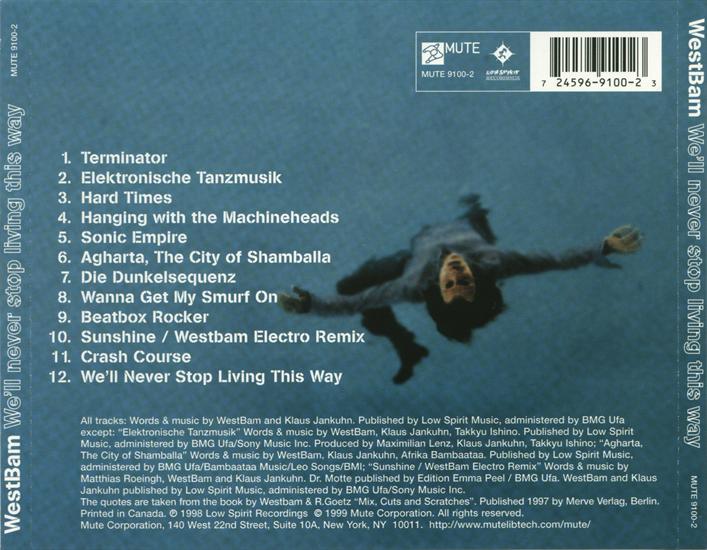 1999 - Well never stop living this way 1999 - usa - Well never stop living this way 2 back cover.jpg