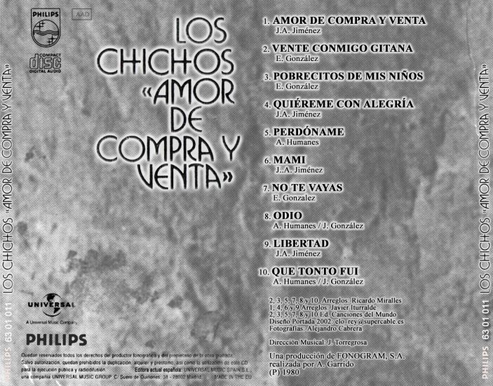 1980 - Amor De Compra Y Venta - Los Chichos - Amor de Compra y Venta trasera cdVisit pctrecords.jpg