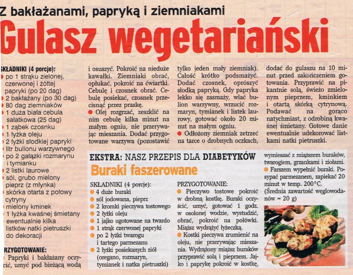WARZYWA NA RÓŻNE SPOSOBY - Gulasz wegetariański z bakłażanami.bmp